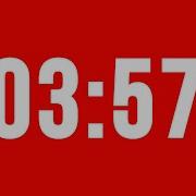 3 Minute 57 Second Timer With Alarm Without Music
