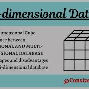Multi Dimensional Databases Relational Multi Dimensional Database Advantages Disadvantages