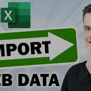 How To Import Data From Web To Excel