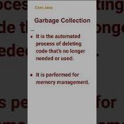 Garbage Collection 41 Corejava