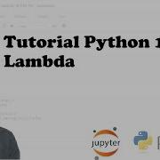 Tutorial Python 10 Lambda