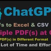 Chat GPT Use Case How To Use Chat GPT Chat GPT Extract Data From Multiple PDFs Bulk Text To Data