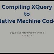 Compiling XQuery To Native Machine Code