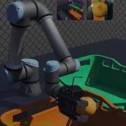 Universal Robot Sample In Webots With Python OpenCV Cyberboticswebots UniversalRobotsVideo