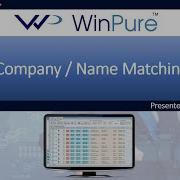 Company Name Data Matching
