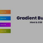 Animated Gradient Button Using Html And Css