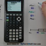 Statistics Calculating A Five Number Summary Using The Ti 83 Or Ti 84