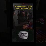 Save It Try It Create Eye Drawing In HTML And CSS Shorts Css Developer Coding