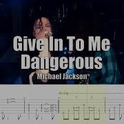 Give In To Me Michael Jackson Ft Slash Guitar Tab Playalong