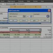 Using Solver To Solve For Multiple Variables