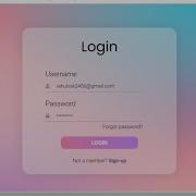 Log In Form Redirection One Page To Another Page Using Login Form Html Css And Javascript