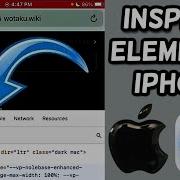 Inspect Elements On IPhone Safari Using Web Inspector