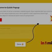 Create A Popup In Less Than A Minute Without JavaScript