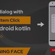 Alert Dialog With SingleItem Selection In Android Kotlin LearningFace