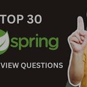 Top 30 Spring Spring Boot Spring MVC Interview Questions Java Interview Preparation