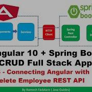 Angular Spring Boot CRUD Full Stack App 23 Connecting Angular With Delete Employee REST API