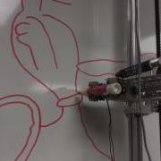 Vertical Plot On Whiteboard 1st Run
