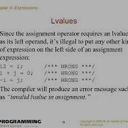Expressions Selection Statements Chapter 4 End Chapter 5 Starts