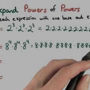 Expanded Powers Of Powers Visualizing Algebra