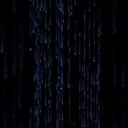 Matrix Rain Rainbow Vertical 30min