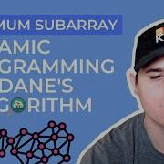 Kadane S Algorithm Maximum Subarray Dynamic Programming