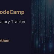Build A Salary Tracker FCC Python Course