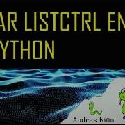 ListCtrl En Wxpython