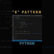 E Alphabet Star Pattern In Python Shorts Programming
