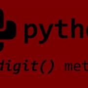 Python Isdigit String Method