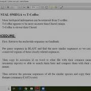 Multiple Sequence Alignment Using Clustal Omega T Coffee Tool Unit 14 1