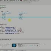 Compound Assignment Operator C Programming Language