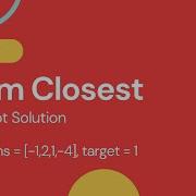 3Sum Closest Leetcode 16 JavaScript