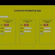 Customize Budgeting App In JavaScript