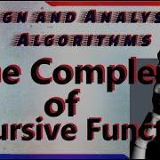 Time Complexity Of Recursive Function DAA Studies Studio