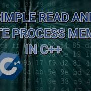 C Read And Write Process Memory Using WIN32API TUTORIAL