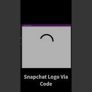 Create Snapchat Logo Design Via Python Shorts Python Animation Logo Snapchat