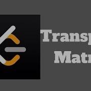 LeetCode Algorithms Easy Transpose Matrix