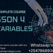 Java Complete Course Lesson 4 Variables