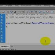 ActionScript Tutorial Creating Volume Sound Controls