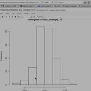 Data Analysis With R Descriptive Statistics Histogram
