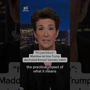 It S Just Failure Maddow On How Trump Decimated Kansas Tornado Watch