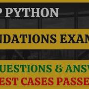 Foundations Exam 3 Python CCBP 4 0