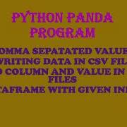 PYTHON PANDA CSV FILE READ WRITE DATA ADD COLUMN IN CSV ABD INDEXING IN DATAFRAME 55