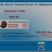 Operators In SQL Arithmetic Comparison Set Logical Operators Assignment Bitwise Compound