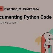 Documenting Python Code Christian Heitzmann