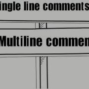 Comments In C