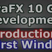 JavaFX 10 GUI Introduction And Creating First Window 1