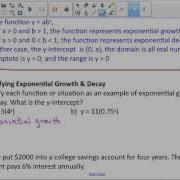 Algebra 2 Lesson 7 1 Exploring Exponential Models
