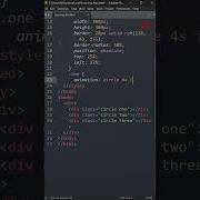 Circles Animation HTML CSS