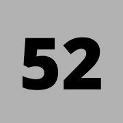 52 Second Countdown Timer White Screen With Sound Effect